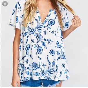 Show me you Mumu Avalon Top in Southern Bloom